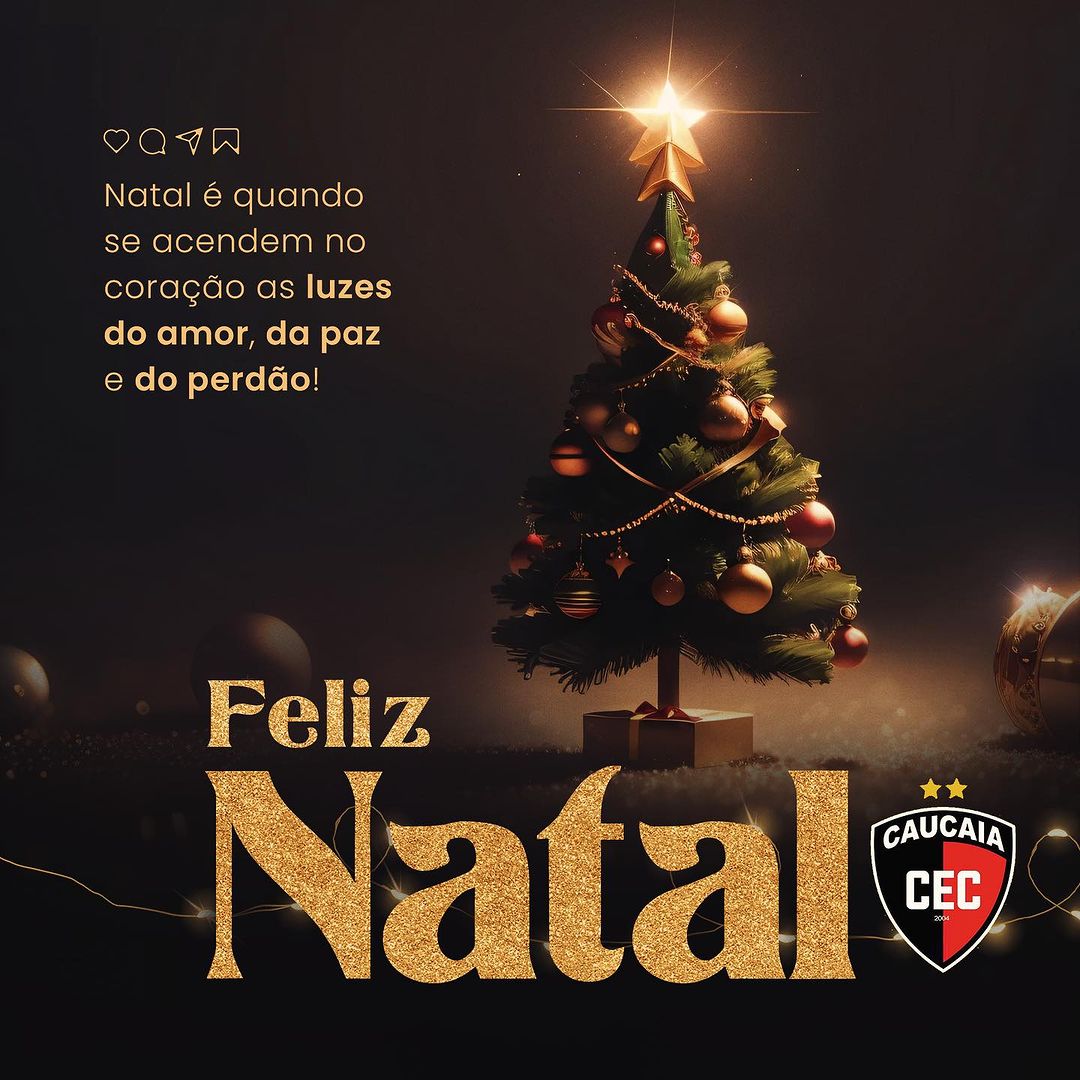 Clubes Cearenses Deixam Mensagens De Feliz Natal Para Os Torcedores