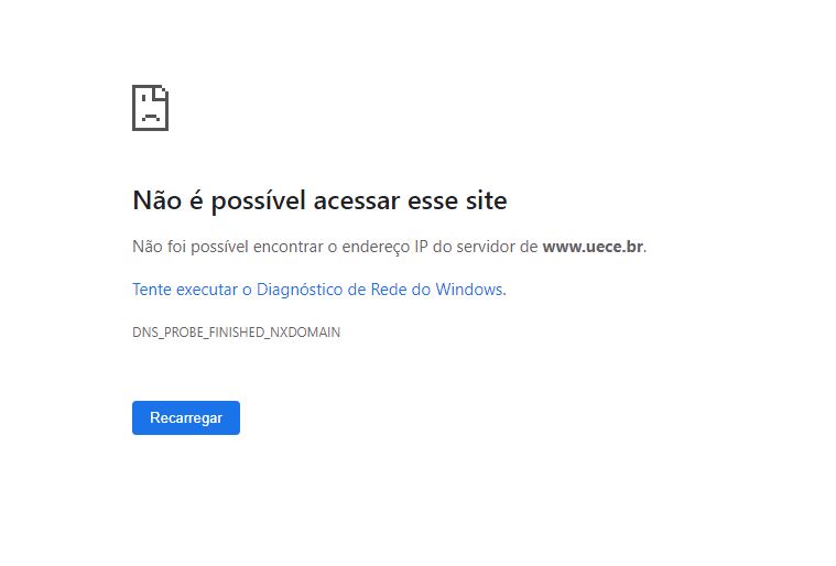 Site da Uece permanece com instabilidade poucas horas antes de vestibular