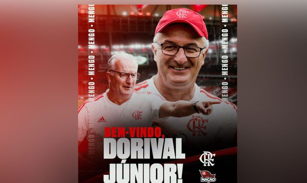 Flamengo oficializa contratação do técnico Dorival Júnior