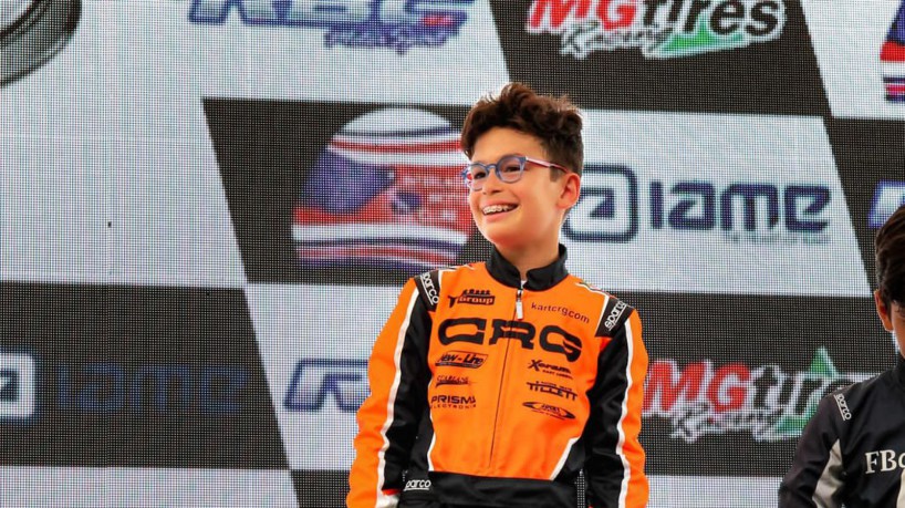 Piloto cearense conquista 3º lugar na Copa São Paulo de Kart