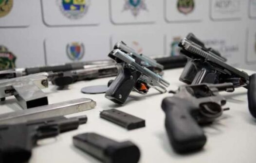 2.846 armas de fogo foram apreendidas no Ceará nos cinco primeiros meses