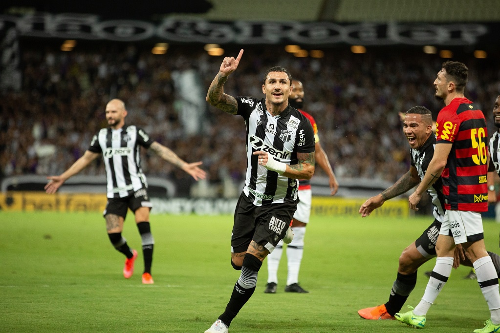 Ceará vence o Sport na Arena Castelão e chega aos 42 pontos no Brasileirão