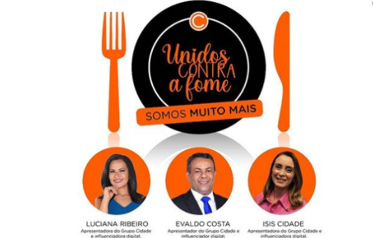 Campanha do Grupo Cidade de Comunicação, Unidos contra a Fome será lançada em evento no Espaço Nosso Meio