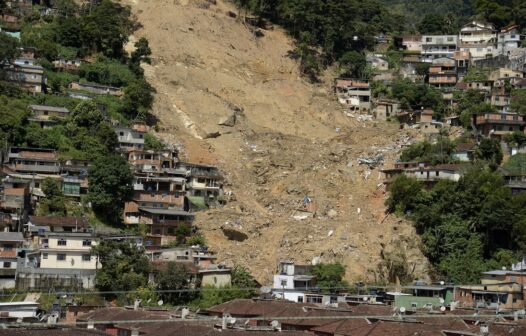 Petrópolis registrou 250 deslizamentos em 24 horas por causa da chuva