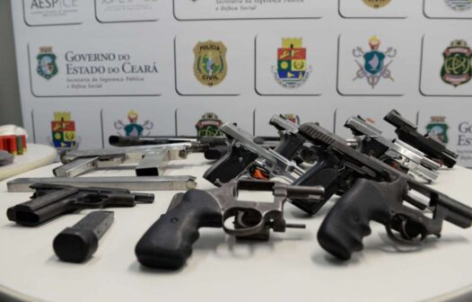 Mais de 1.700 armas de fogo são apreendidas no Ceará em 2022