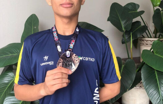 Atleta de Fortaleza conquista bronze em competição de Taekwondo na Costa Rica