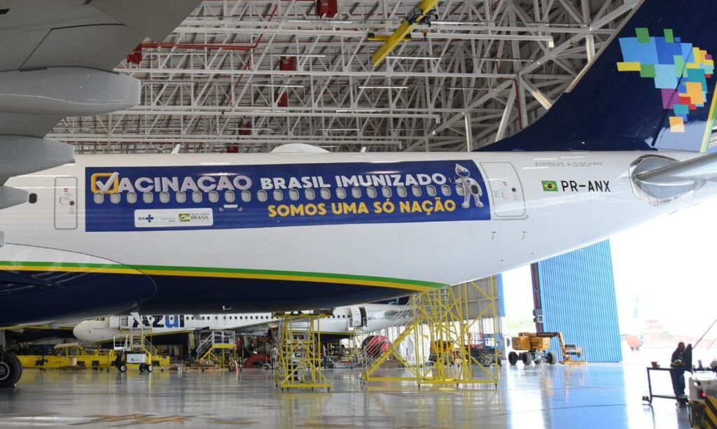 Avião que vai buscar vacinas na Índia decola hoje do Recife