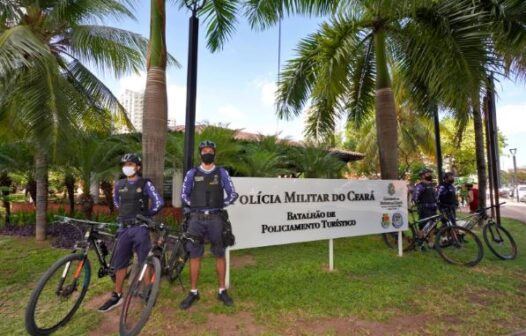 Nova base da PM é instalada na Praça Luiza Távora