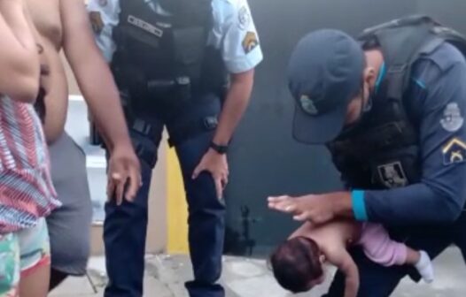 Bebê de três meses é salva por policiais militares no bairro São Cristóvão