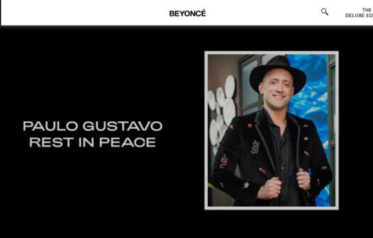 Beyoncé faz homenagem a Paulo Gustavo no seu site oficial