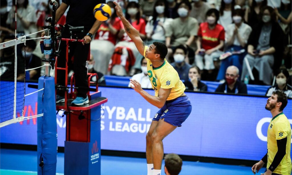 Brasil encerra primeira fase da Liga das Nações de vôlei com vitória