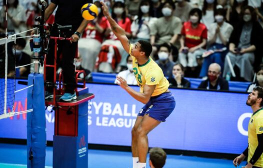 Brasil encerra primeira fase da Liga das Nações de vôlei com vitória