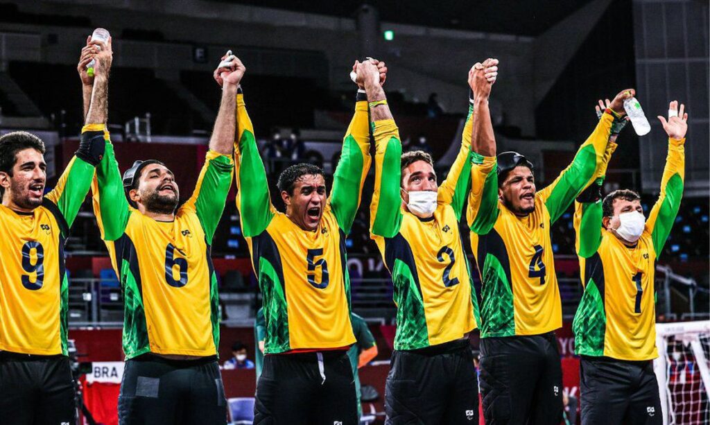 Paralimpíada: Seleção masculina vence China e conquista ouro inédito no goalball