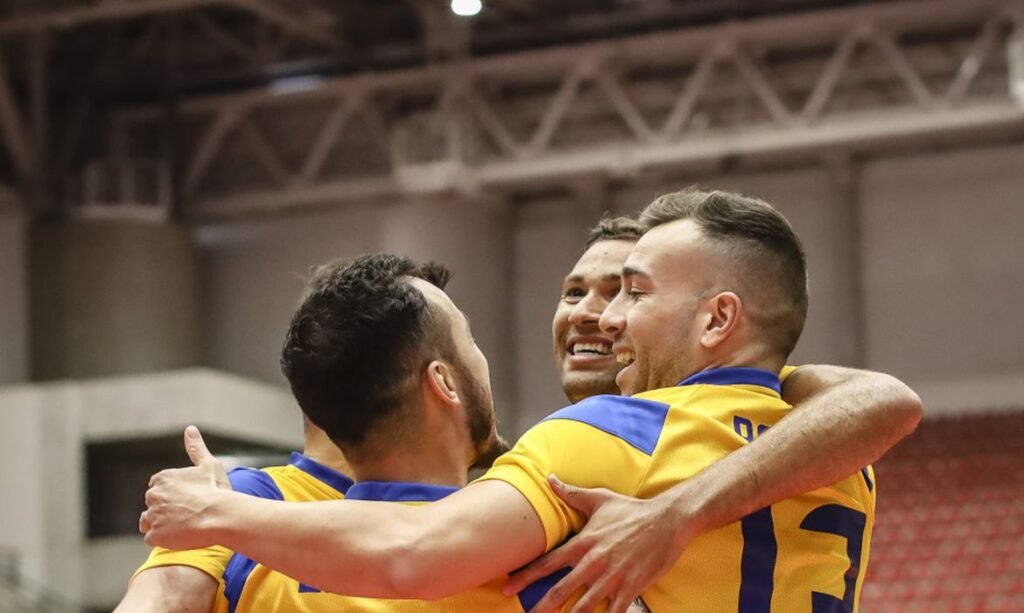 Com um gol do cearense Bruno Taffy, Brasil faz 5 a 1 no Equador, na estreia da Copa América de Futsal