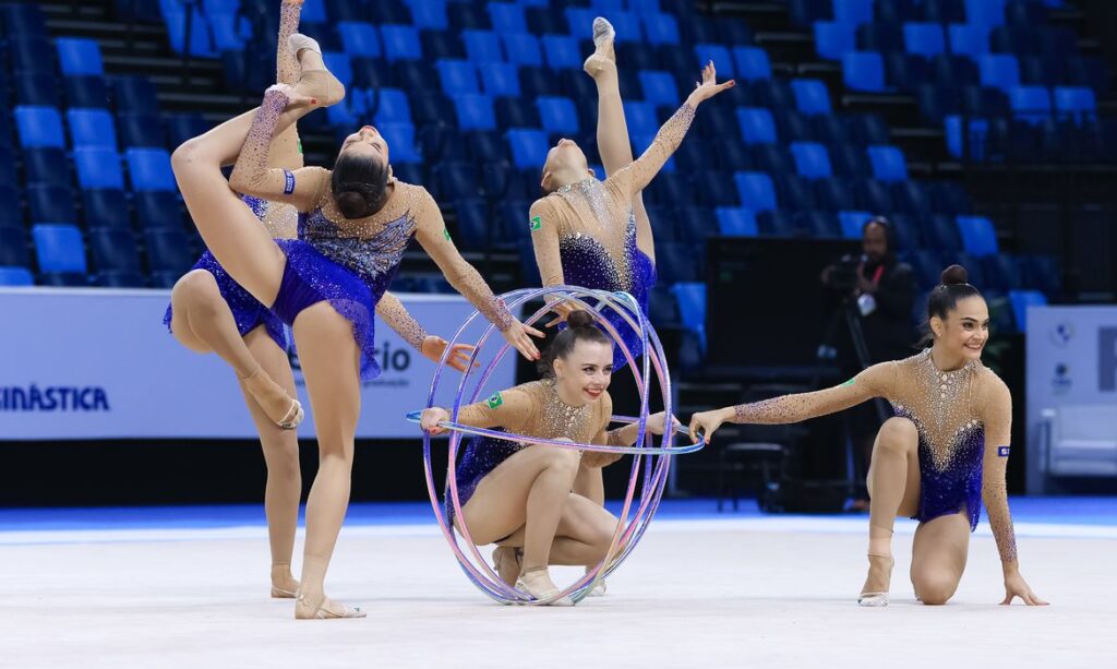 Conjunto brasileiro inicia Pan de Ginástica Rítmica na liderança