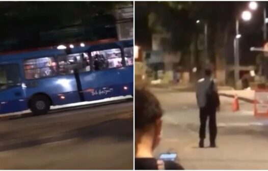 Motorista abandona ônibus após reclamação sobre demora e deixa passageiros no veículo