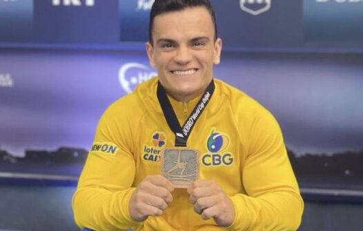 Caio Souza se torna o 1º brasileiro a ganhar medalha em todos os aparelhos na Copa do Mundo de ginástica