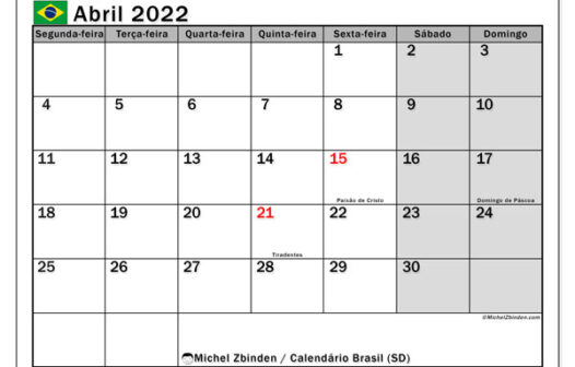 Datas comemorativas de hoje, segunda-feira, 25 de abril de 2022