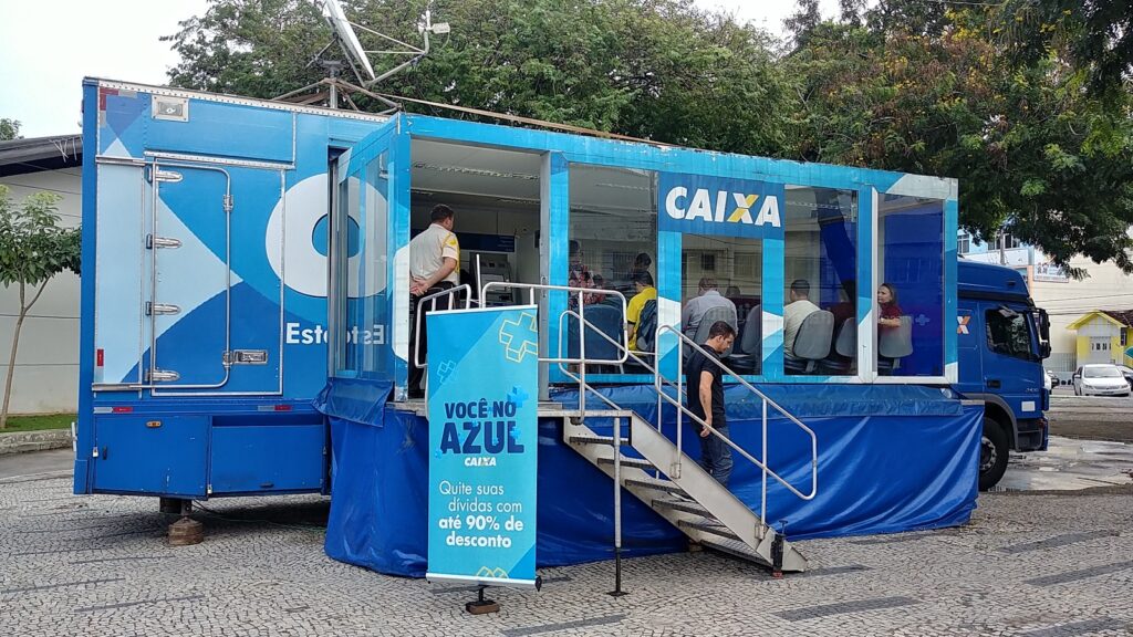 Caminhão da Caixa chega a Fortaleza com descontos de até 90% para quitação de dívidas