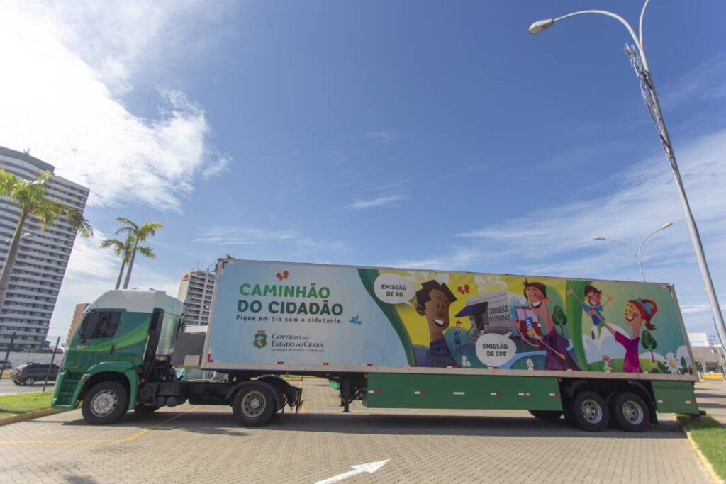 Caminhão do Cidadão percorre Fortaleza e cidades e do interior esta semana; confira a programação