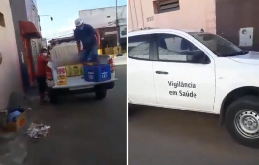 Carro da Vigilância em Saúde é flagrado transportando cerveja em Juazeiro do Norte