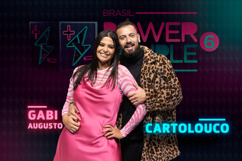 Cartolouco e Gabi Augusto são confirmados no Power Couple Brasil 6