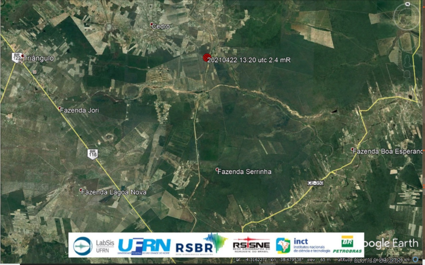 Tremor de terra é registrado no município de Cascavel