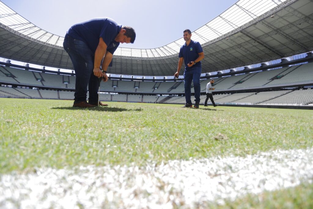 Arena Castelão passa por inspeção da Conmebol antes de sediar jogos da Sul-Americana e da Libertadores