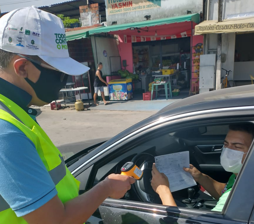 Caucaia reforça barreiras sanitárias na entrada do município