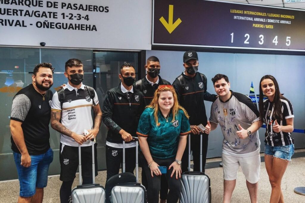 Ceará desembarca no Paraguaia e se prepara para seu primeiro jogo da história no País