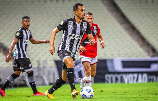 Ceará não sai do 0 a 0 com o Atlético-GO em casa e acumula o 8º empate no Brasileirão