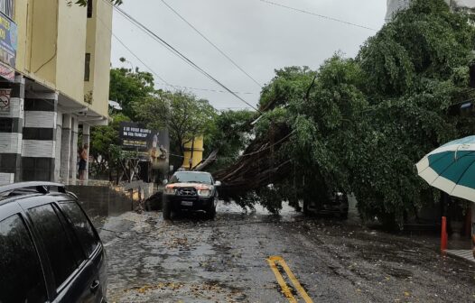 Chuva forte cai sobre Fortaleza na manhã desta terça-feira (11)