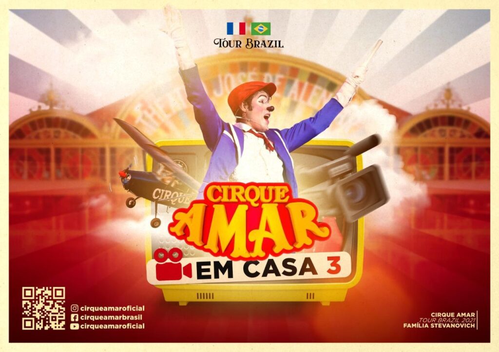 Youtube da TV Cidade Fortaleza transmite live do Cirque Amar