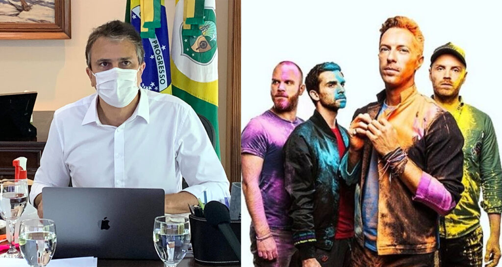 Coldplay convoca Camilo Santana e outros governadores brasileiros em defesa do clima