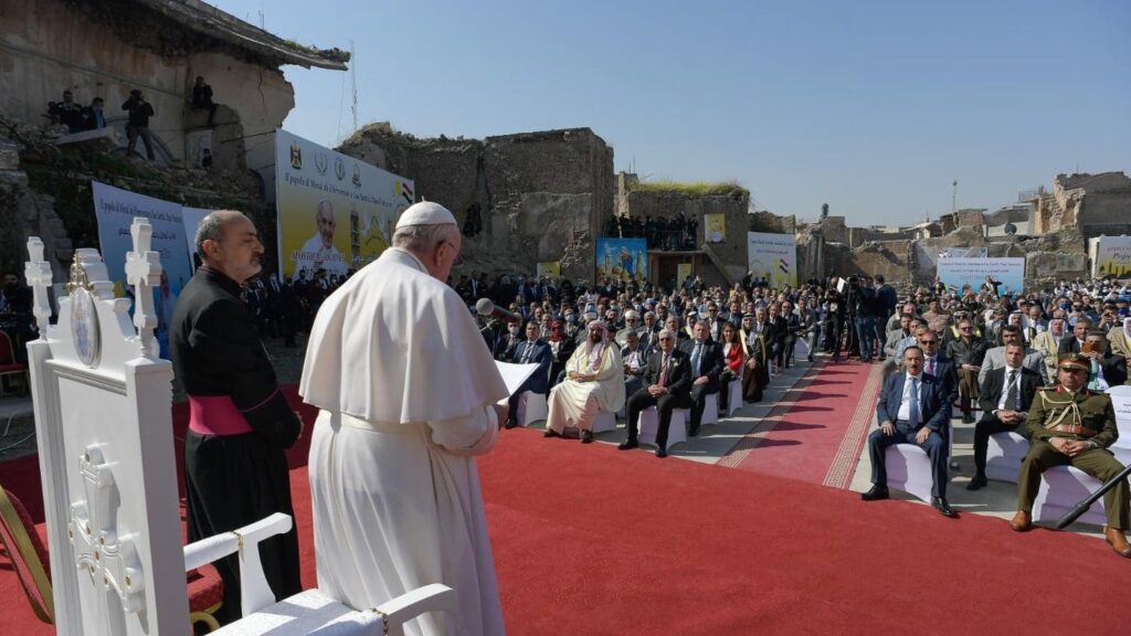 Fraternidade é maior que fratricídio, diz papa Francisco no Iraque