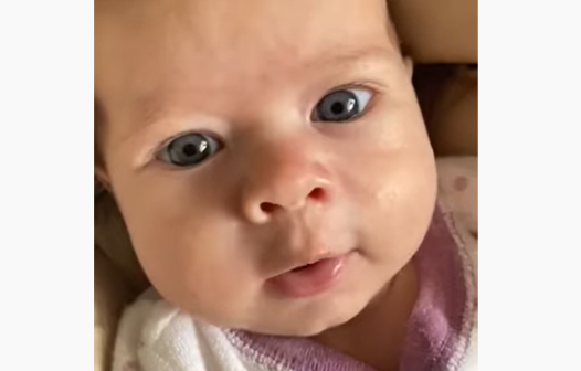 Vídeo: bebê, de apenas dois meses, surpreende ao falar “bom dia”