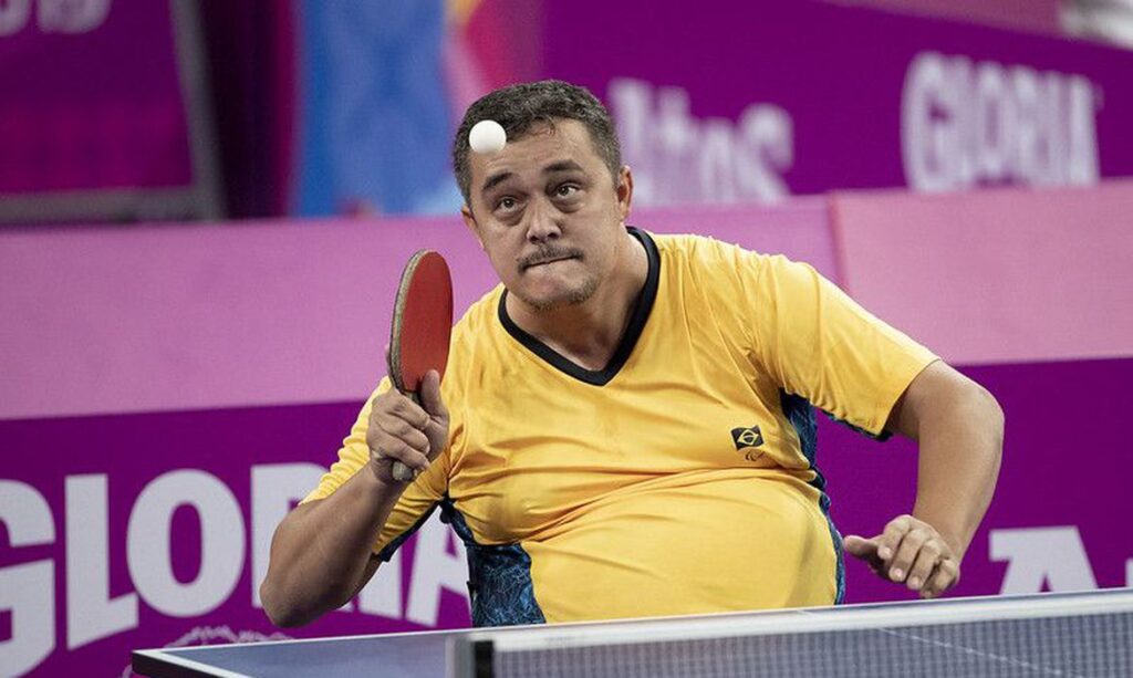 Mais experiente, mesatenista cearense David ‘Brasilino’ promete luta por medalha nas Paralimpíadas de Tóquio