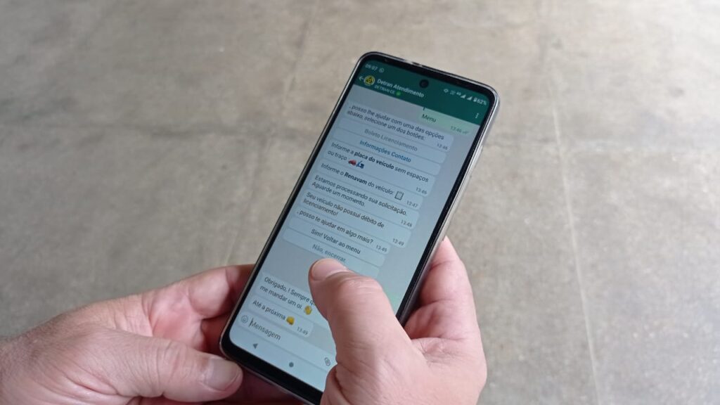 Detran-CE disponibiliza boleto de licenciamento através do WhatsApp; saiba como acessar