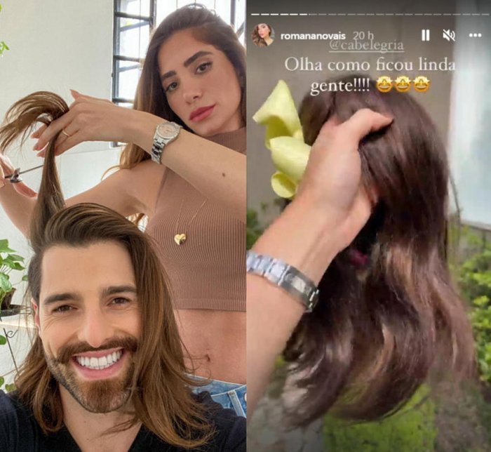 Doação cabelo de Alex vira peruca para criança com câncer