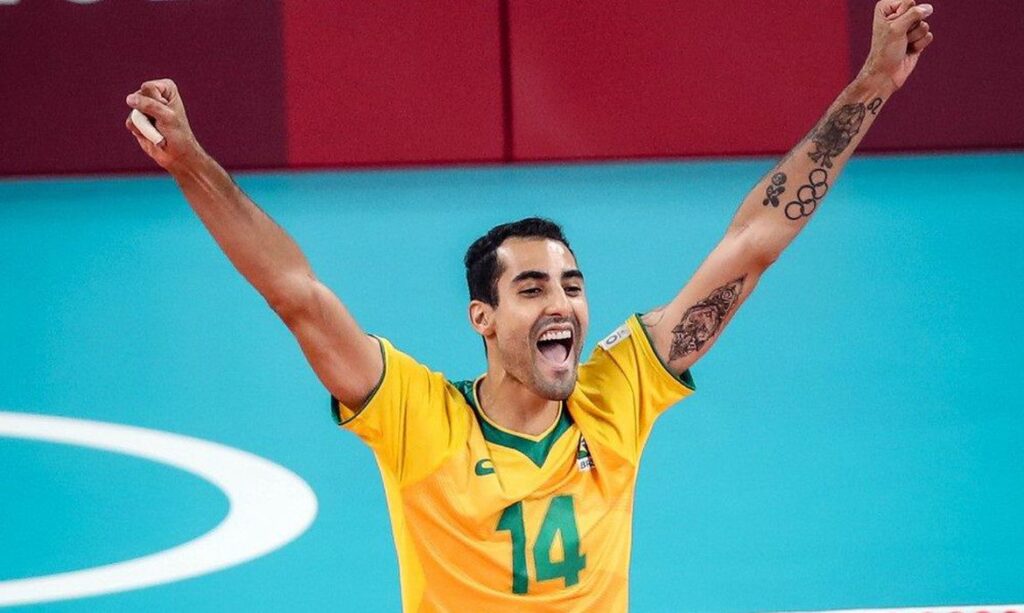 Douglas Souza se aposenta da seleção brasileira de vôlei “pela saúde mental”