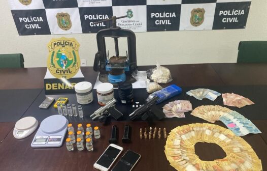 Drogas são encontradas dentro de cacimba e casal é preso em Fortaleza