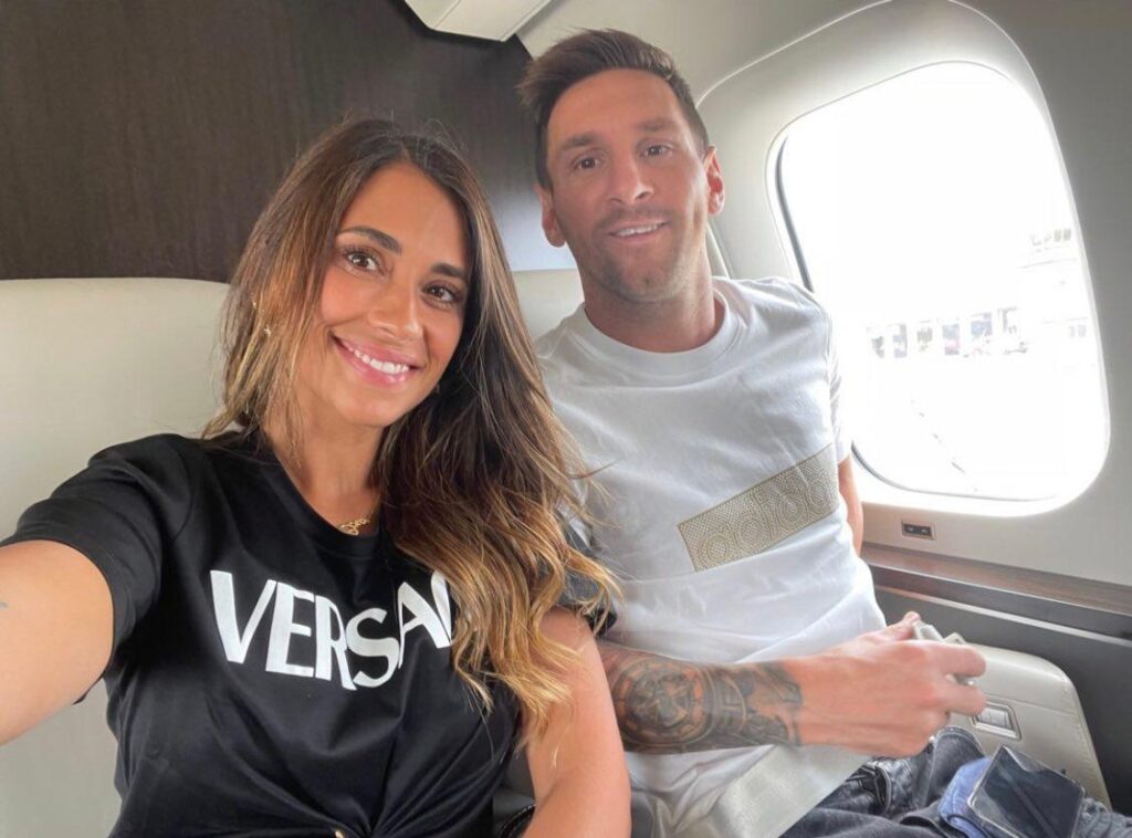 Avião com jogador Messi e Famíla pousa no aeroporto internacional de Fortaleza