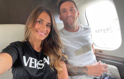 Avião com jogador Messi e Famíla pousa no aeroporto internacional de Fortaleza