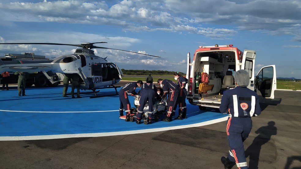 Em estado grave, bebê é salvo após resgate por helicóptero no interior do Ceará