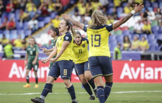 Equador goleia Bolívia por 6 a 1 na abertura da Copa América feminina