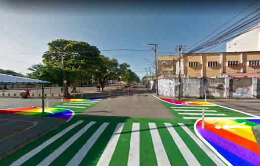 Após Sobral, Fortaleza recebe faixas coloridas em campanha pela diversidade sexual