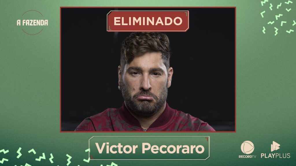 Victor Pecoraro é o 4º eliminado de A Fazenda 13