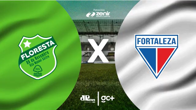 AO VIVO: assista à transmissão de Floresta e Fortaleza pela Copa do Nordeste