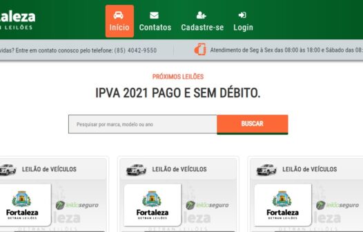 Fortaleza alerta sobre golpe do falso leilão de veículos