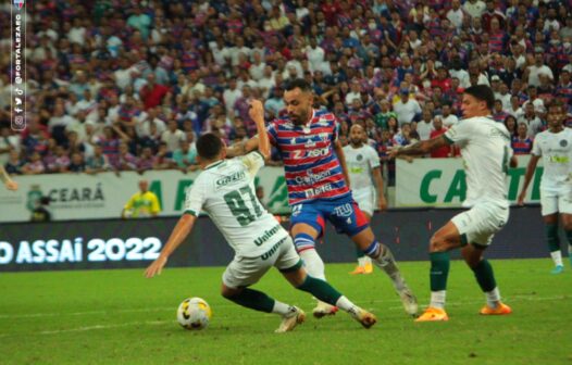 Fortaleza cede empate ao Goiás com um gol no fim do segundo tempo